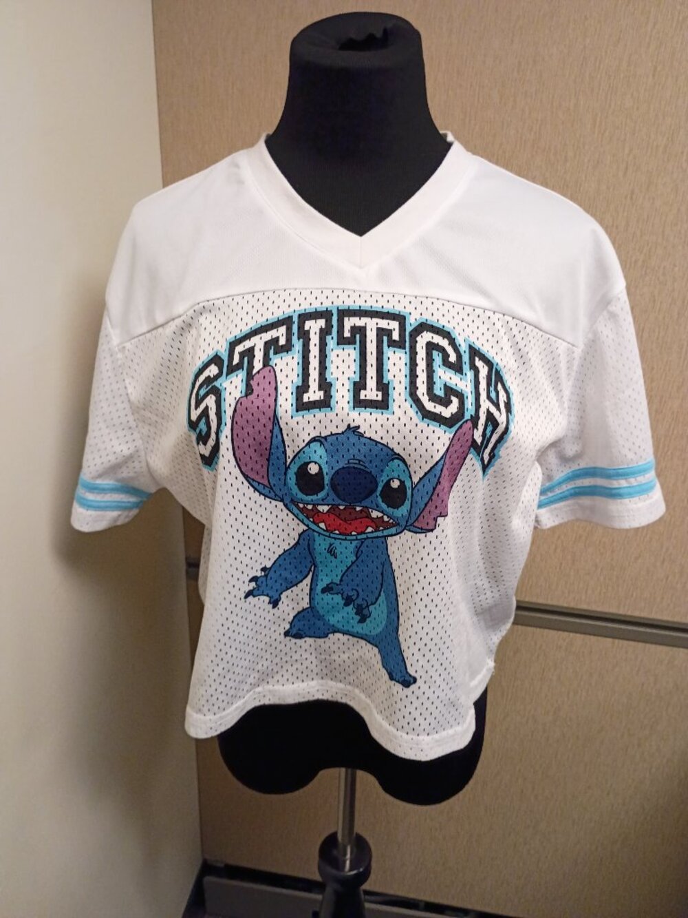 Disney Lilo & Stitch - Stitch Jersey Crop Top 02 Size M